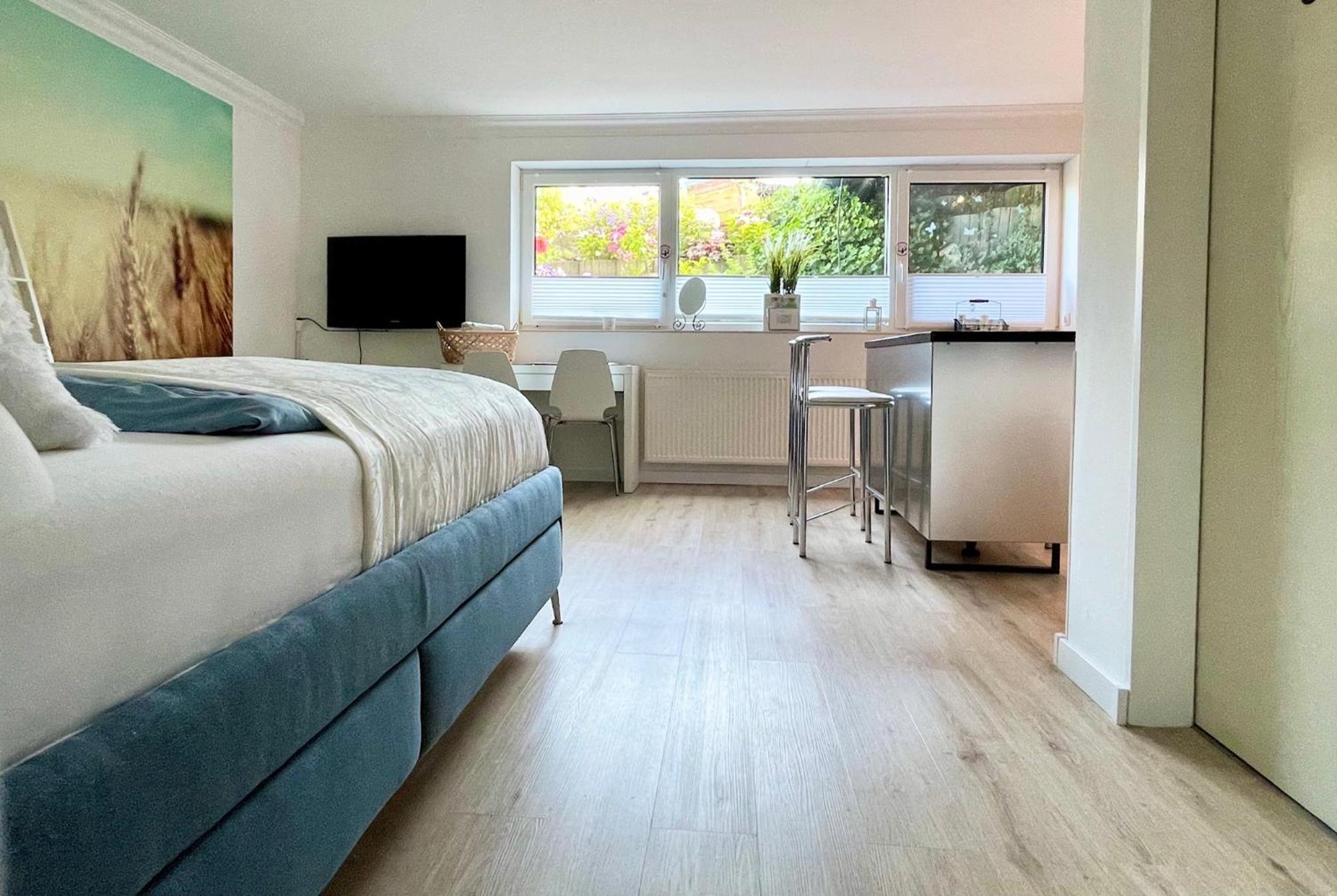 Fewo Studio 'Ein Bett Im Kornfeld', Kueche, 30Qm, Souterrain Welver Esterno foto